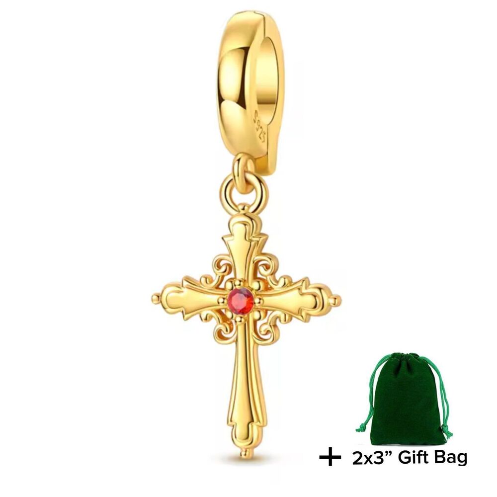 Cross Dangle Charm | 925 Silver | Brand New